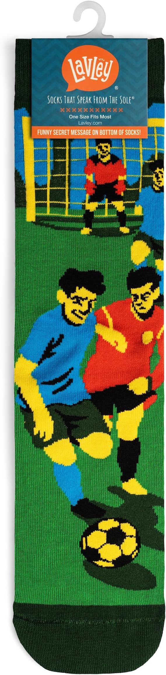 Lavley Funny Socks for Sports Fans and Players - Cool Novelty Gifts for Men, Women, & Teens