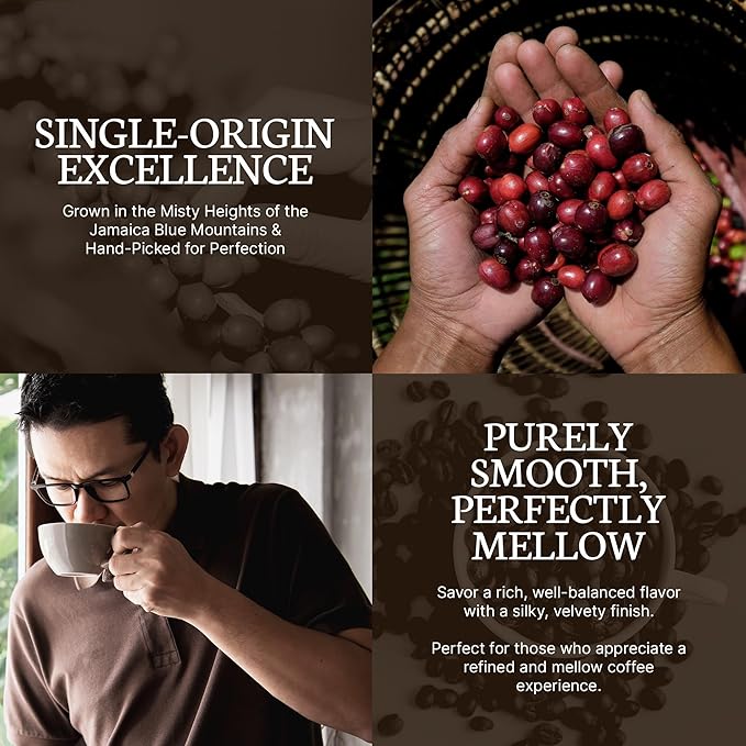 Dancing Moon Coffee Pods - 100% Jamaica Blue Mountain Medium Roast - K-Cup Compatible Keurig Coffee Pods - Small-Batch Crafted, Supports Military Charity