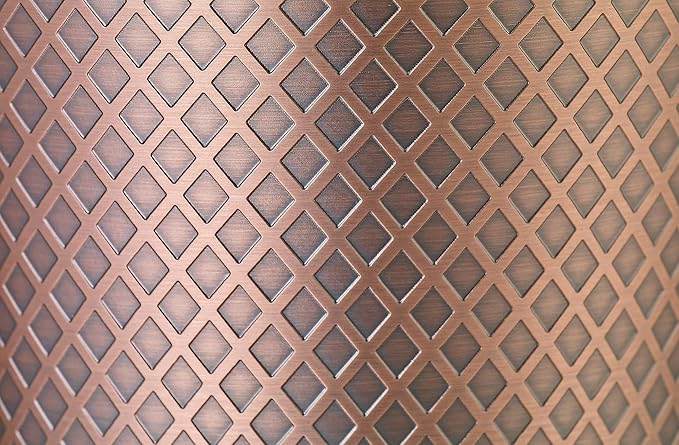 Barfly Diamond Lattice Shaker Set, Antique Copper