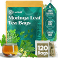 Lavitali, Moringa Leaves Tea Bags | 120 bags, 100% Pure Herbal Tea | Caffeine-Free, Eco-Friendly Filter Bags | Daily Natural Botanical, Hot or Iced Herbal Infusion