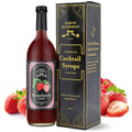 Liquid Alchemist Strawberry Syrup for Drinks - Real Ingredients Make our Strawberry Puree for Drinks a Perfect Margarita Mix - Our Flavored Syrup is Gluten & Dairy Free (25.4 oz)