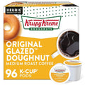 Krispy Kreme Original Glazed Doughnut, Single-Serve Keurig K-Cup Pods, Flavored Medium Roast Coffee, 96 Count