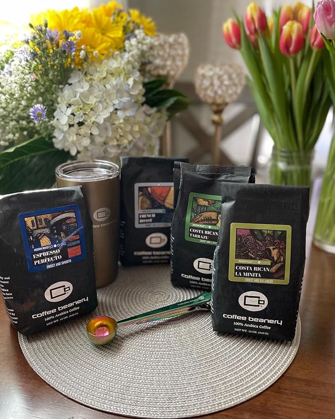 Costa Rican Tarrazu Specialty Coffee | 1 Bag of 12oz. Coffee (Automatic Drip Ground) | Light-Medium Roast