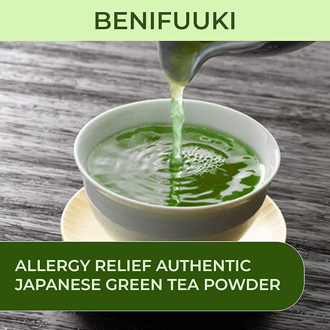 Japanese Green Tea Co. Benifuuki Japanese Green Tea Powder – Natural Organic Green Tea for a Relaxing Lifestyle with High Levels of Methylated Catechins