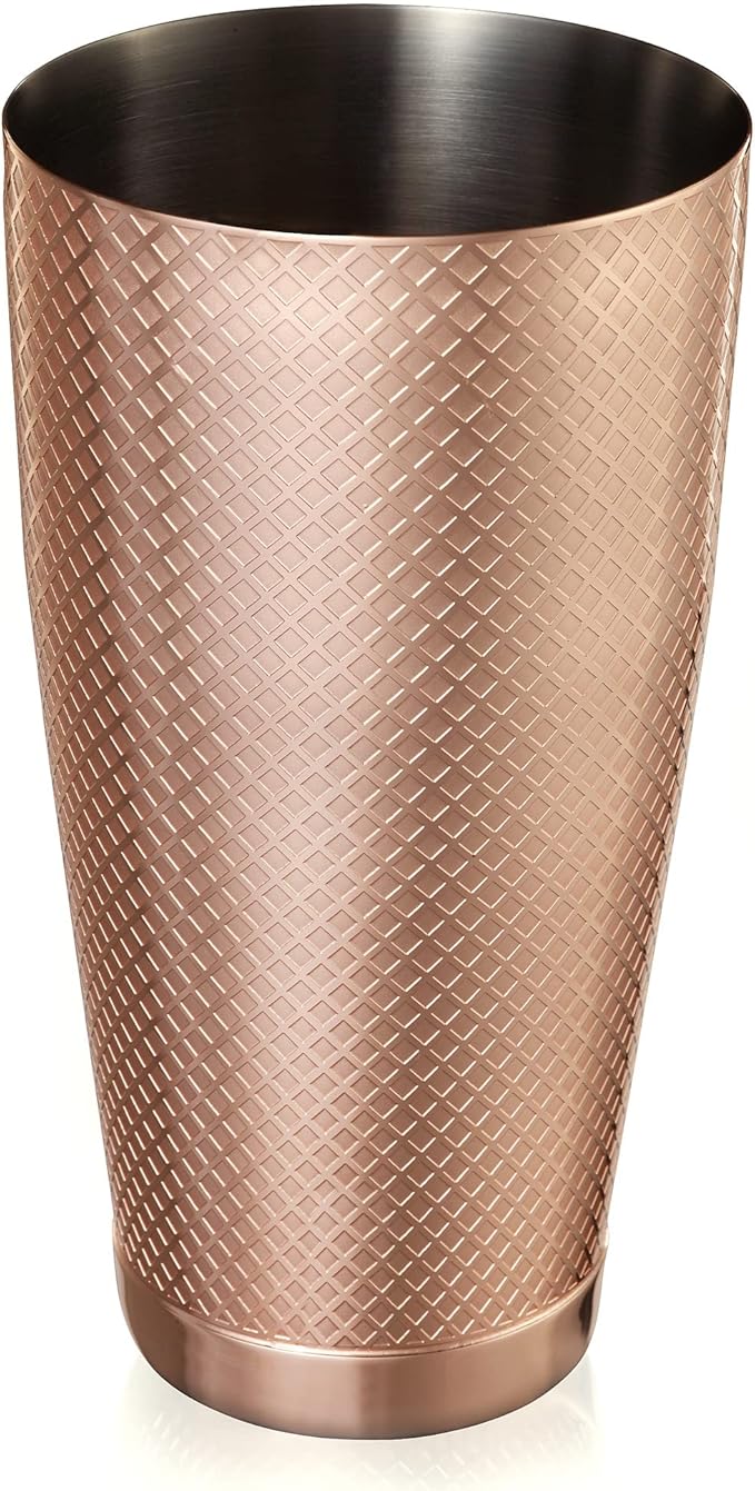 Barfly 28 oz. Diamond Lattice Shaker, Copper Plated