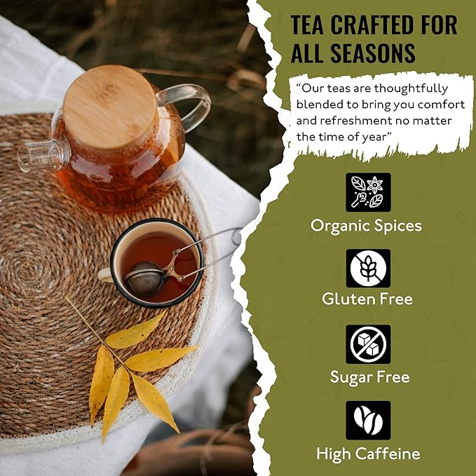 Tea Runners Russian Caravan Loose Leaf Black Tea | Bold Smoky Blend of Smoked Black Tea, Oolong & Pu-erh | Premium Chinese & Indian Tea | Full-Bodied, Earthy, Rich Flavor - 5 oz