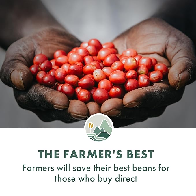 Pachamama Organic Coffee - French Roast Dark Roast Whole Bean Coffee - 2 lb - Farmer Owned & Regenerative