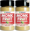 XPRS Nutra Monk Fruit Extract Powder - 1.3 Ounces of Premium 25% Mogroside Monk Fruit Sweetener Sugar Substitute (Pack of 2)