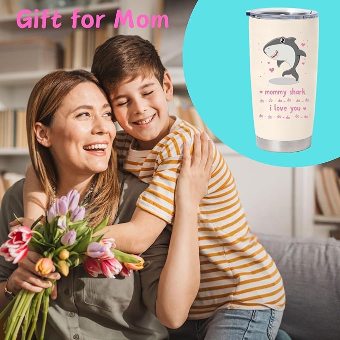 Christmas Gifts for Mom - Birthday Gifts for Mom from Daughter Son Kids - Wife Gift - Birthday Present Ideas for Mother, New Mama, Mothers in Law, Grandma, Bonus Mother - 20 Oz Tumblers for Women