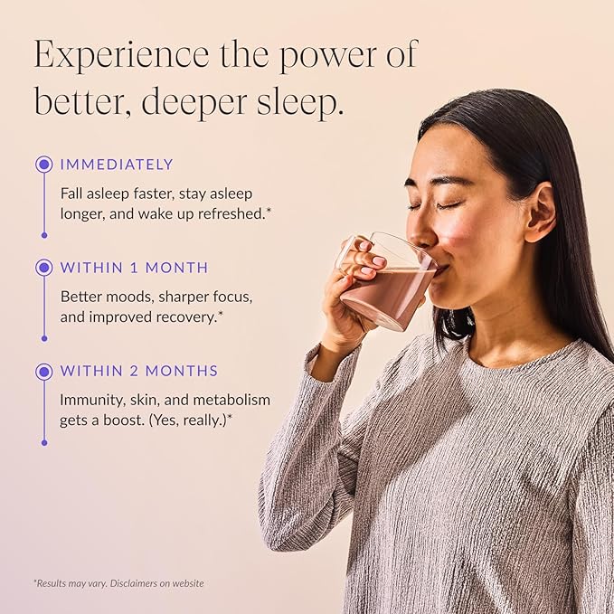 Beam Dream Sleep Powder, L-Theanine, Apigenin, Reishi and Magnesium, Third Party Tested Natural Sleep Aid & Sleep Supplement, Health and Wellness Gift, Natural Sleep Support, Non-GMO, 30 Servings