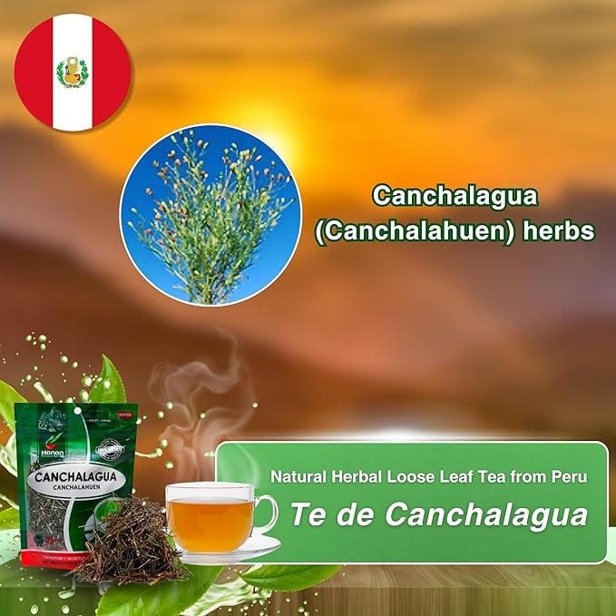 Hanan Canchalagua Loose Leaf Herbal Tea (Dwarf Mexican Marigold) 1.4 oz (40 g) - Natural, Dried Schkuhria pinnata Leaf for Herbal Tea Supplement