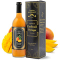 Liquid Alchemist Mango Syrup for Drinks - Real Ingredients Make our Mango Puree for Cocktails the Perfect Margarita Mix - Our Tropical Cocktail Syrup are Small Batch, Non-GMO & Vegan (25.4 oz)