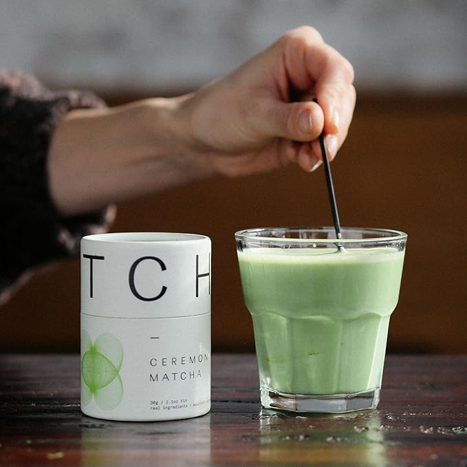 Dona First Flush Ceremonial Grade Matcha, Stone-Milled from Shizuoka, Kagoshima, and Kyoto Family Tea Estate, Hot or Iced, 1.1 Ounce Airtight Sealed Tin