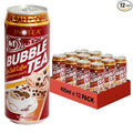 Inotea Bubble Tea with Tapioca Pearls - Delicious, Instant Boba Tea - Ready-to-Drink Black Milk Tea - Comes in Large 16.6 oz Cans - Enjoy Real Boba Without the Long Lines - Sea Salt Coffee - 12 pack