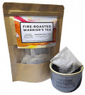 Fire Roasted Warrior’s Yaupon Tea – Yaupon Brothers – Wild-Crafted, Naturally Caffeinated – Antioxidant-Rich – Florida Grown Superfood – 16 Natural Fiber Tea Bags