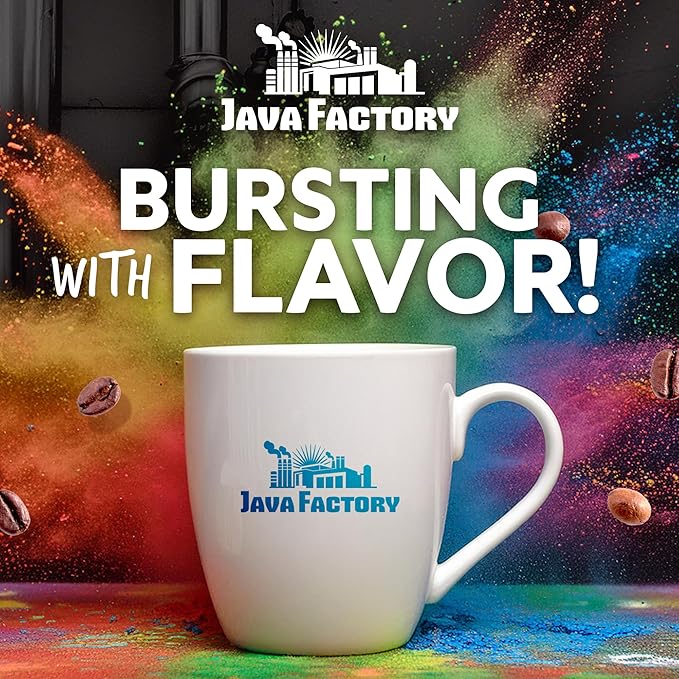 Java Factory Flavored Coffee Pods, Strawberry Shortcake, Compatible with K Cup Brewers, 40 Count