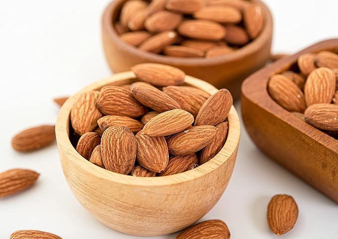 Food to Live Organic California Almonds, 8 Ounces – Non-GMO, Whole, Unsalted, Unroasted, Keto, Vegan Nuts in Bulk. Rich in Vitamin E. Snack. Great for Almond Milk and Butter, Desserts and Trail Mixes