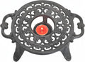 Cast Iron Candle Warmer for Tea Kettle or Tea Pot, Tea Light Warmer, Teapot and Dish Cups Heater, Pan Trivet, Vintage Decorative Stands for Heat Tea or Coffee Milk(Round)