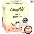 Cozy Up Peach Black Tea Pods Compatible with Keurig K-Cup Brewers, 36-Count