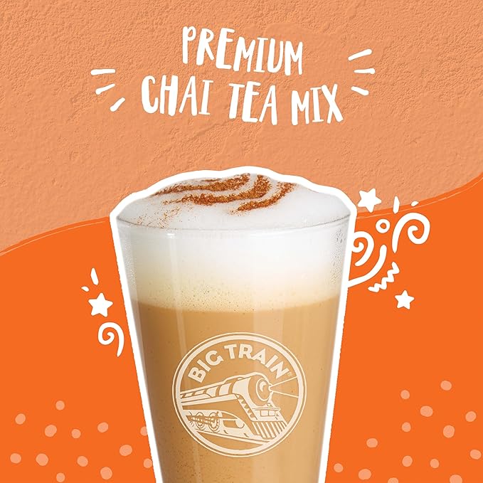 Big Train No Sugar Added Vanilla Chai Tea Latte Beverage Mix, 3.5 Pound (Pack of 1)