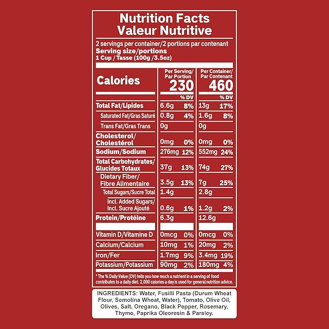Pasta Zing Arrabbiata Pasta, Spicy Italian Al-Dente Fusilli, Ready in 1 Minute, Made with 100% Durum Wheat, 12.6g Protein 7g Fiber, Clean Label Shelf-Stable, 7.05 oz Pouch, Pack of 7