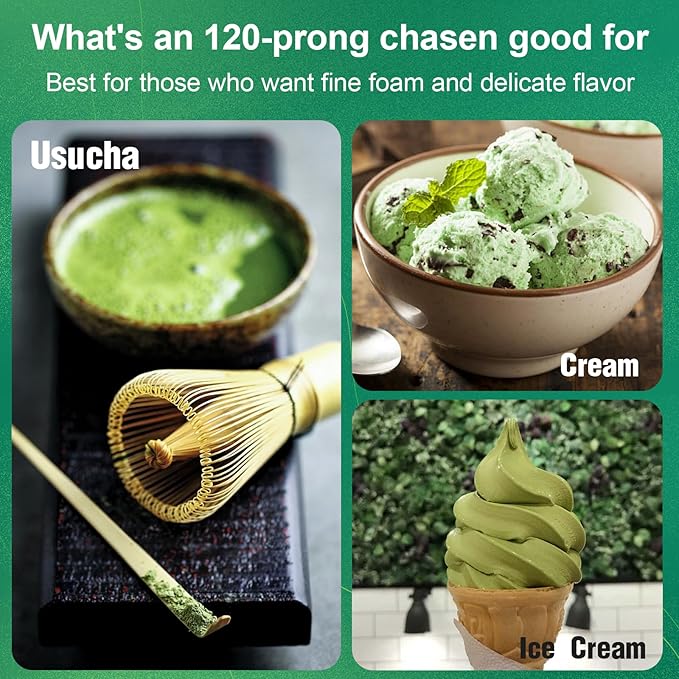 Matcha Whisk Set, 6 Piece Matcha Kit with Bamboo Whisk Ceramic Bowl with Spout Sifter Scoop Traditional Japanese Tea Accessories for Home or Gifts (set of 6)