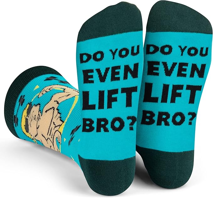 Lavley Funny Socks for Sports Fans and Players - Cool Novelty Gifts for Men, Women, & Teens
