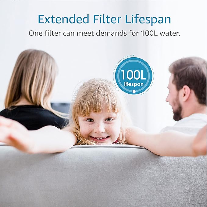 AQUA CREST Coffee Water Filter, Compatible with De'Longhi® Filter, DLS C002 De'Longhi® Water Filter, ECAM/EPAM/ETAM All Series, EC680, 4 Packs