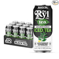 Ryl Iced Tea, Unsweetened Black Tea, Antioxidant Superblend, Zero Sugar, Zero Carb, Zero Calorie Iced Tea, 16.0 Fl Oz (12-Pack)