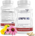 Lymph MD - Lymphatic Drainage Supplement - with Bromelain, Echinacea, Burdock Root, Dandelion, Rutin, Kelp & More - Lymph System Support for Women & Men - 60 Capsules