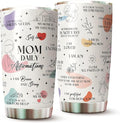Mom Tumbler - Mom's Gift for Mothers Day, Christmas, Birthday - Mom Coffee Mug with Daughter, Son's Love
