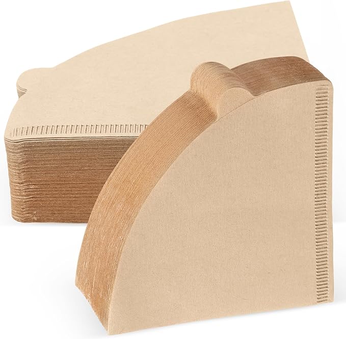 Coffee Filters, Size 02 Unbleached Coffee Filters, 200 Count Disposable Natural Paper Filters 2-4 Cup, 02 Cone For Pour Over and Drip Coffee Maker