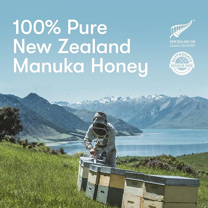 New Zealand Honey Co. Raw Manuka Honey UMF 20+ / MGO 829+ | UMF Certified Raw Medical Grade Honey | 8.8oz