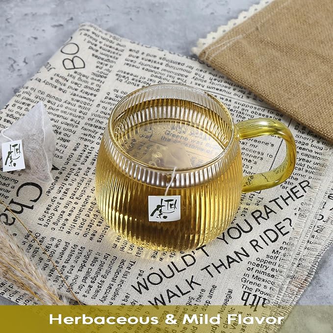 FullChea - St. John's Wort Tea, 50 Teabags - Premium Dried St Johns Wort Herb - Non-GMO - Natural Caffeine-Free Herbal Tea - Your Ideal Relaxation Break