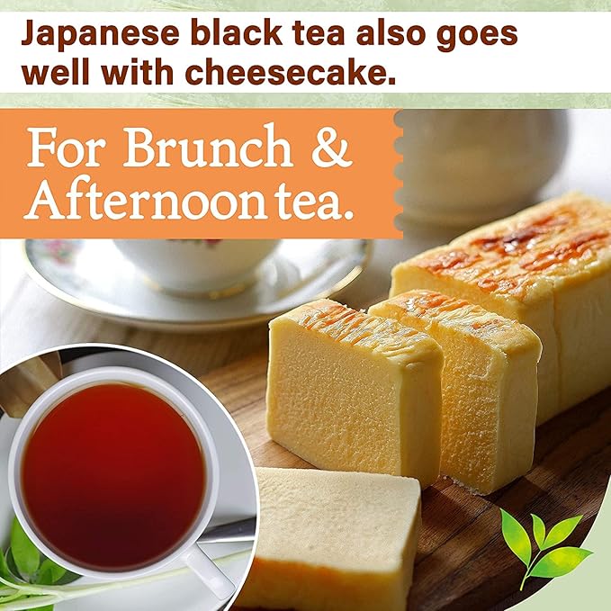 Japanese Organic Black Tea Loose Leaf, 100% made in Japan, 100g tea leaves【YAMASAN】