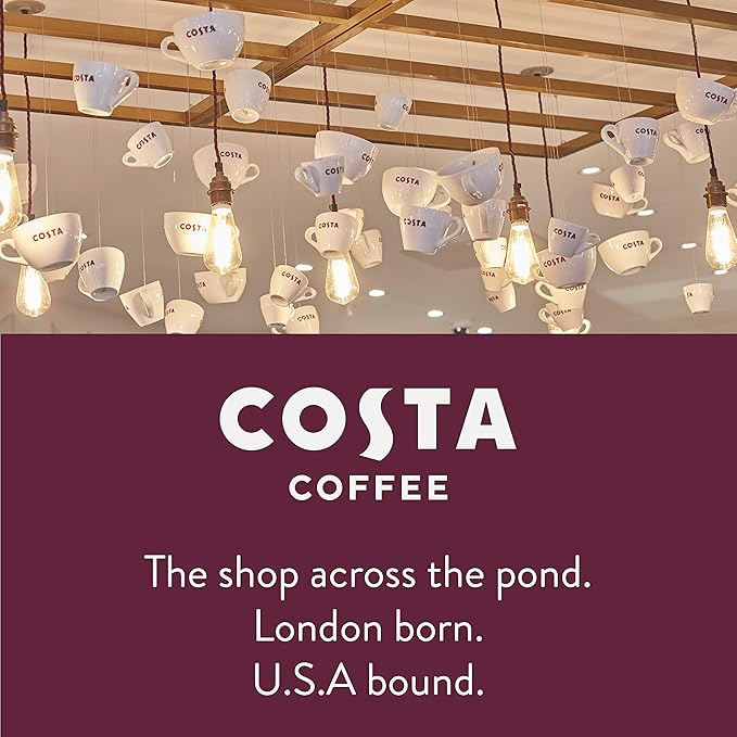 Costa Coffee Dark Roast Single Serve Pods - Signature Blend - 10 ct Box (Pack of 6)