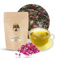 Sencha Kyoto Cherry Rose Festival Green Tea | Loose Leaf Japanese Style Green Tea with Sweet Cherry and Rose Flavor | 16oz Pouch | Great Hot or Iced | Steamed Sencha Tea | English Tea Store
