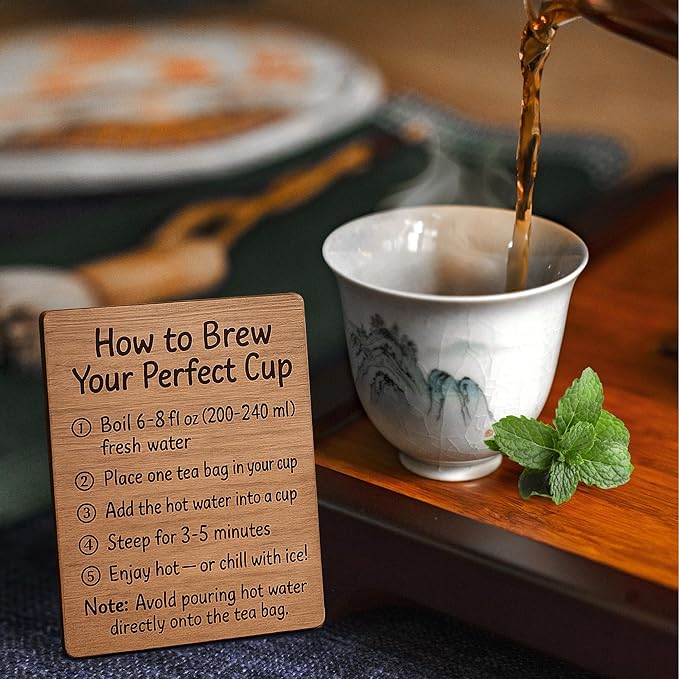 Lavitali, Spearmint Leaves Tea Bag | 60 bags, 100% Pure Herbal Tea | Caffeine-Free, Antioxidant-Rich, Eco-Friendly Filter Bag | Daily Natural Botanical, Hot or Iced Herbal Infusion