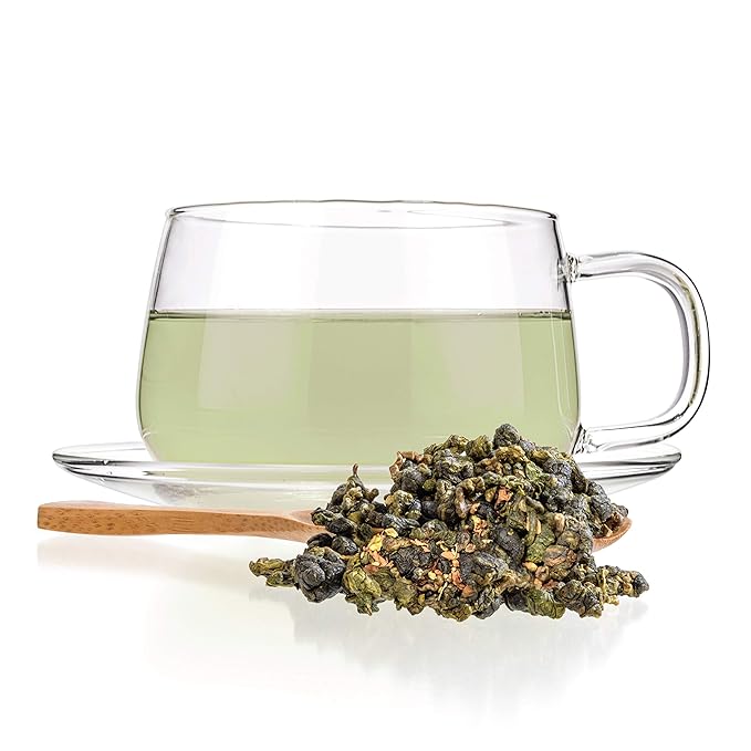 Tealyra - Osmanthus Gui Hua Oolong - Taiwanese Oolong Loose Leafe Tea - Sweet and Aromatic Taste - Naturally Produced - 220g (8-ounce)