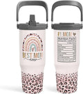Mom Tumbler 30oz, Best Mom Ever Tumbler Stainless Steel Insulated Coffee Travel Mug with Handle & Flip Straw Lid, Gifts for Mommy, Presents for Mom for Christmas Birthday Mothers Day Valentines