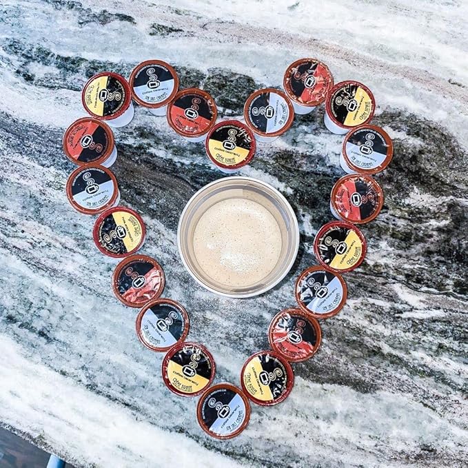 Sea Salt Caramel Decaf Coffee Pods by Coffee Beanery | 96ct Bulk Flavored Decaf Coffee Pods Medium Roast Coffee