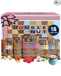Double Donut Coffee Flavored Hot Chocolate Packets Variety Pack,18 Count Includes Classic, Chocolate Raspberry, Salted Caramel & Peppermint