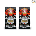 Fire Department Coffee - Gives Back to Firefighters - Skull Crushing Espresso Ground Coffee - Full-Bodied & Bold - Roasted in the USA - Dark Roast Espresso - Veteran Owned (12 oz, Pack of 2)