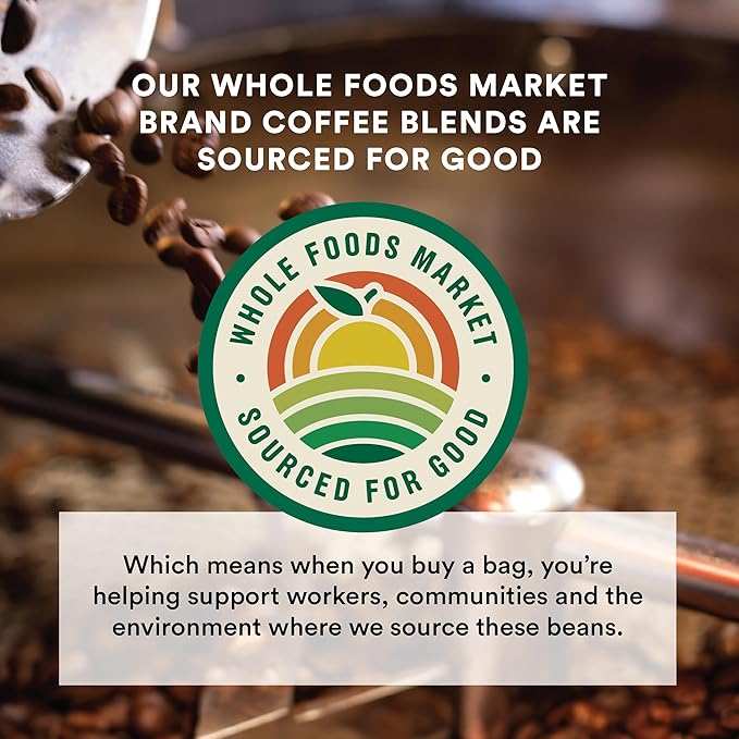 365 by Whole Foods Market, Pacific Rim Whole Bean Coffee, Medium-Dark Roast, 24 Ounce