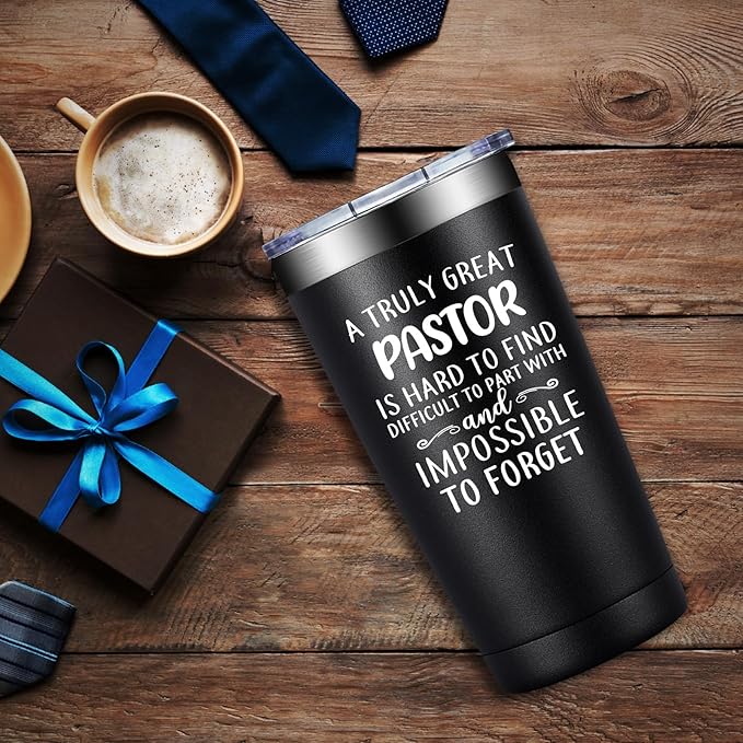 Pastor Gifts for Men - Pastor Christmas Appreciation Gifts - Thank You, Religious, Christian Gift for Pastors - 20oz Tumbler