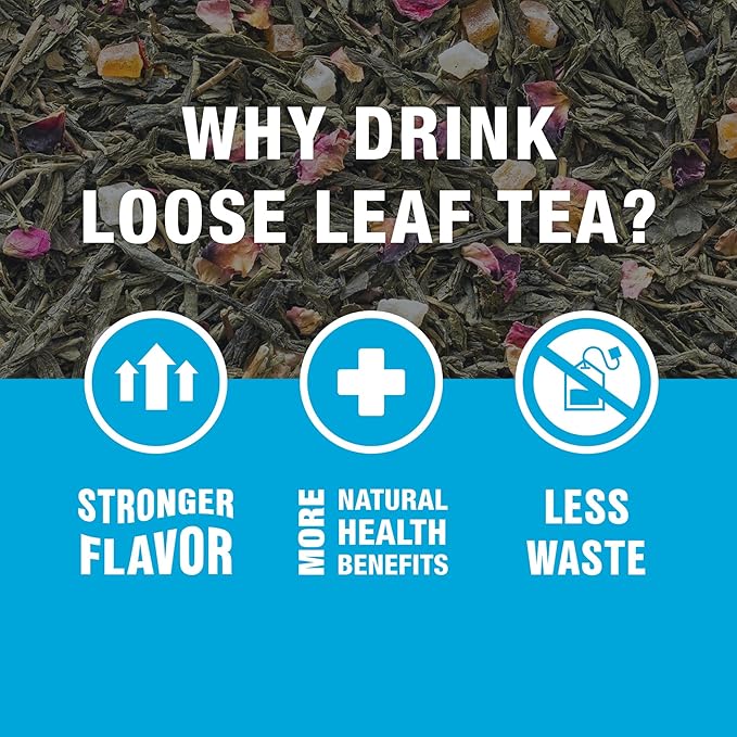 Tiesta Tea - Fruity Paradise, Loose Leaf, Strawberry Pineapple Green Tea, Premium Medium Caffeinated Green Blend, Make Hot or Iced, Brews Up to 50 Cups, 24oz Refillable Tin, Pack of 6