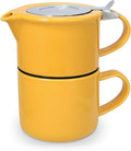 FORLIFE Tea for One with Infuser 14 ounces, Mandarin