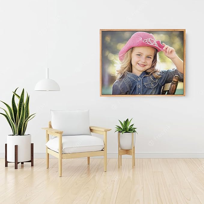 P&L ART. Personalized Custom Canvas Prints: Photo On Canvas Transform Your Photos into Stunning Framed Wall Art Digitally Printed Photo To Canvas Ideal for Home Decor Gifts Keepsakes Beige 16X20