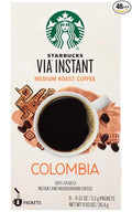 Starbucks VIA Colombia Coffee, 8ct (Pack of 6)