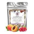 Nelson's Tea - Peach Raspberry Punch - Caffeine Free, Rooibos Loose Leaf Tea - Green rooibos, honey bush, hibiscus flower, orange peel, pomegranate, peaches, and raspberries (Sample 0.4 Oz)